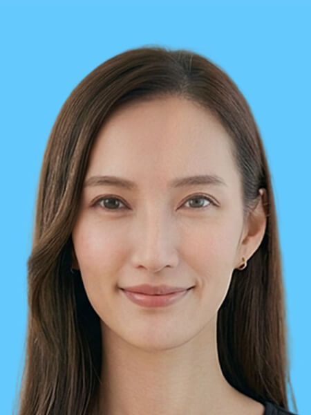 証明写真の仕上がりイメージ